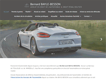 Tablet Screenshot of baylebesson.com